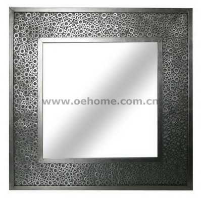 8391 Decorative modern hanging metal wall mirror